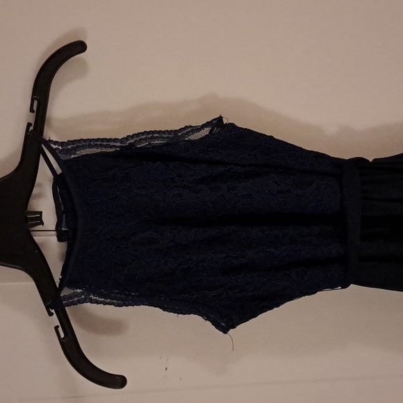 Navy Blue Le Chateau Dress Size 2 - Picture 2 of 4